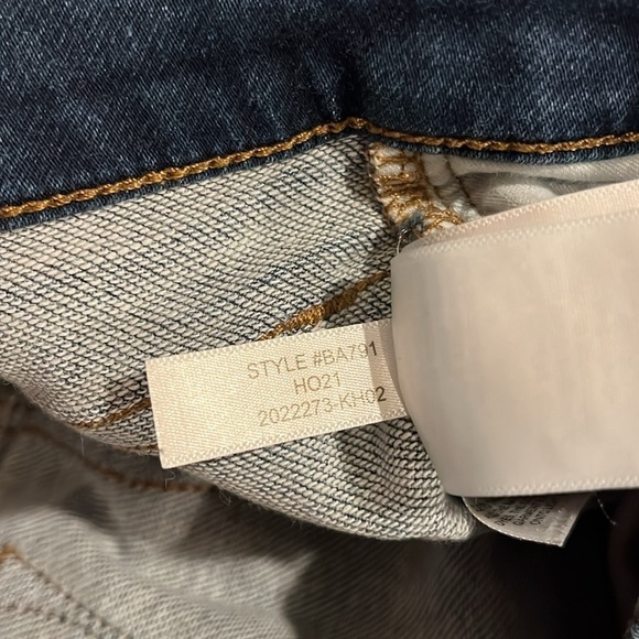 🇪🇸🐠J Crew Factory 10” High-Rise Skinny jeans raw hem stretch 27 - Picture 8 of 8